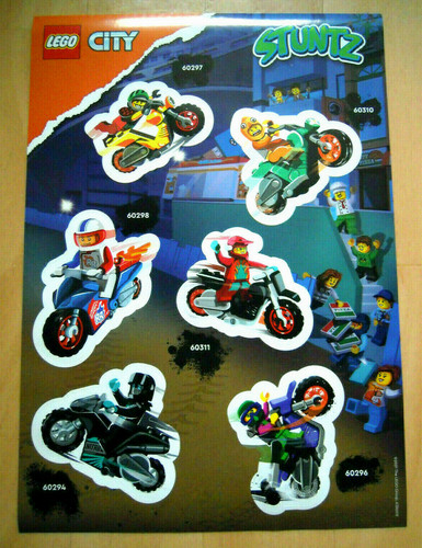Lego city stuntz sticker - lego,